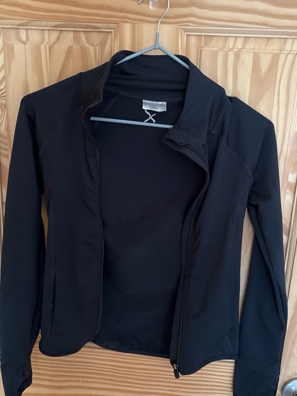 Capezio Black Long-Sleeve Dance Jacket